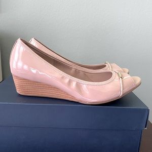 Cole Haan Emory Wedge Maple Sugar Patent Size 7.5B